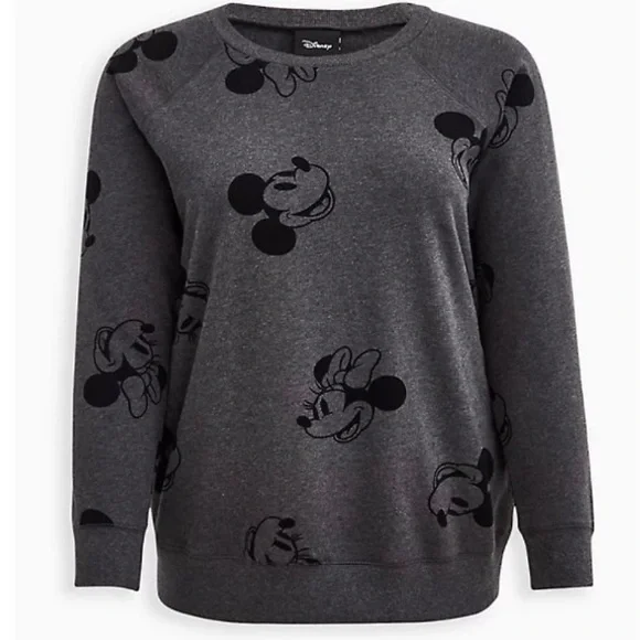 TORRID SWEATSHIRT - DISNEY MICKEY & MINNIE MOUSE - Picture 4 of 4